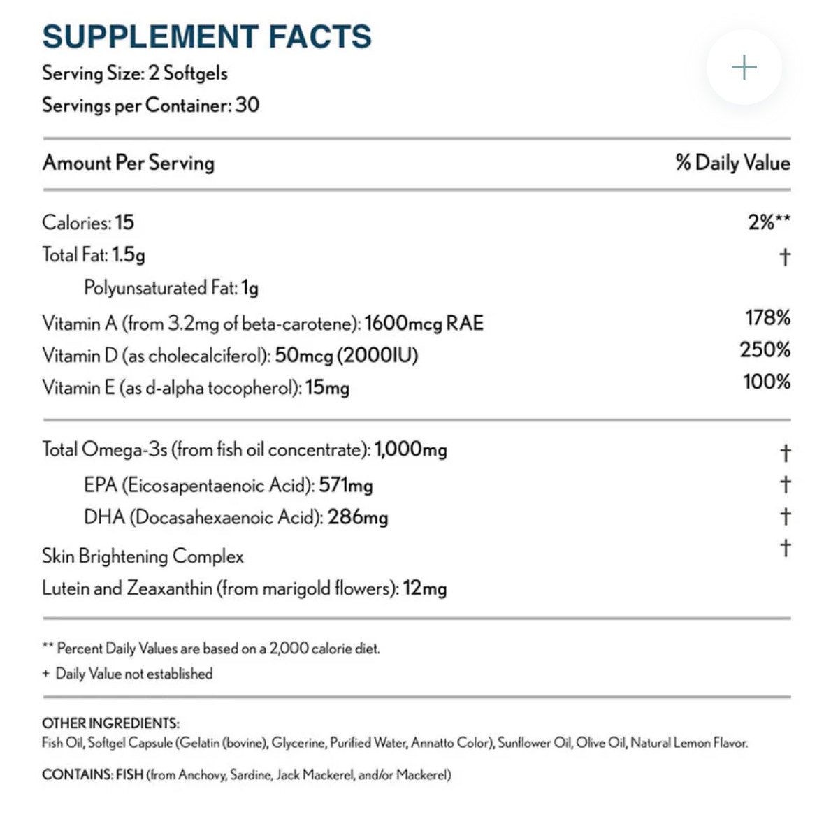 Clear Skin Balance Omega-3 Vitamin